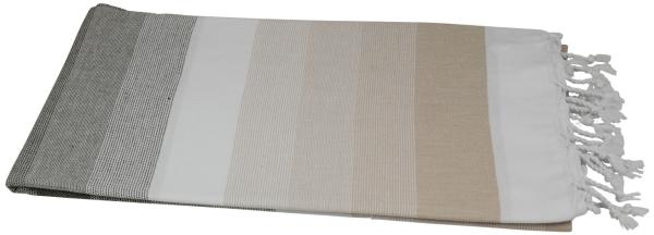 Hamamtuch Pestemal beige braun 100x180 cm "Alea"