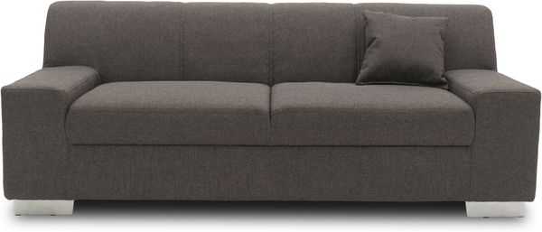 DOMO Collection Bero Kis, 2 Sitzer inkl. Zierkissen, Webstoff pepper, 193 cm