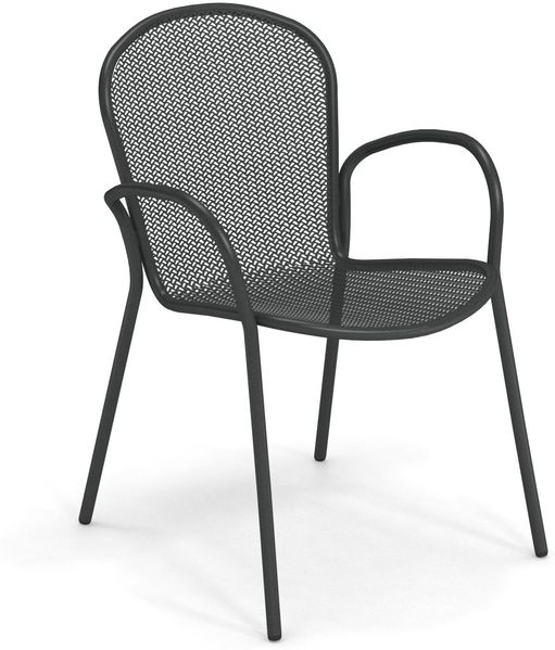 4er Set Ronda X Gartenstuhl grau