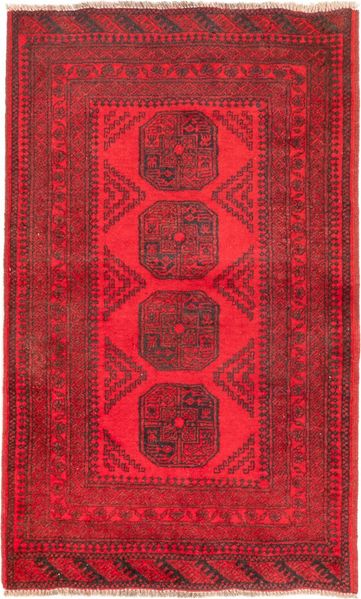 Afghan Teppich - Filpa - 155 x 100 cm - rot