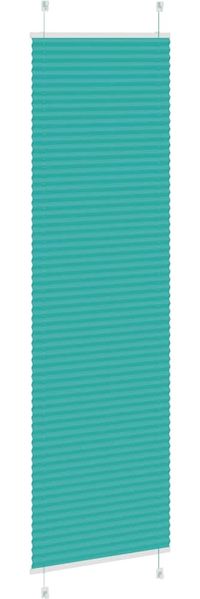 vidaXL Plissee Petrolgrün 60x200 cm Stoffbreite 59,4 cm Polyester 4015407 Bild 4