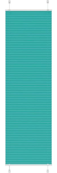 vidaXL Plissee Petrolgrün 60x200 cm Stoffbreite 59,4 cm Polyester 4015407