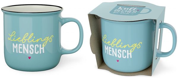 Kult-Becher Kaffeetasse Kaffee Tee Tasse 0,25l Geschenk la vida Petrol 9042711