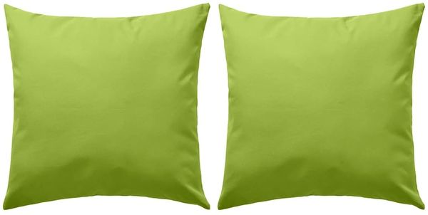 vidaXL Gartenkissen 2 Stk. 45 x 45 cm Apfelgrün 132290