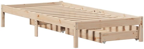 vidaXL Massivholzbett ohne Matratze 90x190 cm Kiefer 3301422 Bild 6