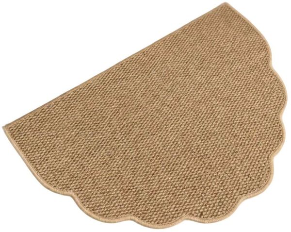 Agger Fußmatte Sisal-Fußmatte, Halbmond-Kratzmatte, Kratzbrett, strapazierfähige Kratz-Fußmatte für Katzen, dekorative Fußmatte