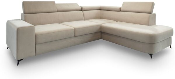 Masseno Ecksofa ALVORO mit Schlaffunktion L-Form, Sofa mit Bettkasten