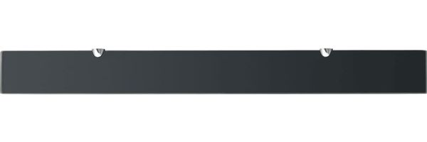 vidaXL Schwebendes Regal, Glas schwarz, 0,8 x 10 x 100 cm Bild 3