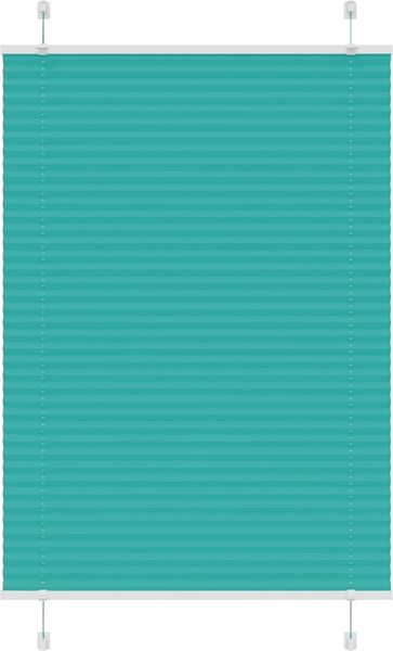 vidaXL Plissee Petrolgrün 85x150 cm Stoffbreite 84,4 cm Polyester 4015395