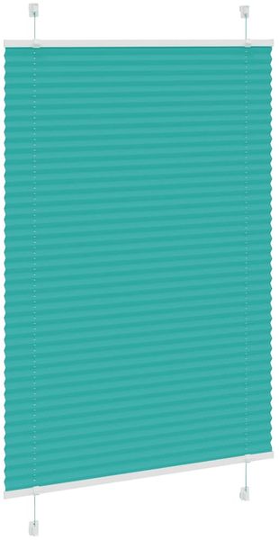 vidaXL Plissee Petrolgrün 85x150 cm Stoffbreite 84,4 cm Polyester 4015395 Bild 4