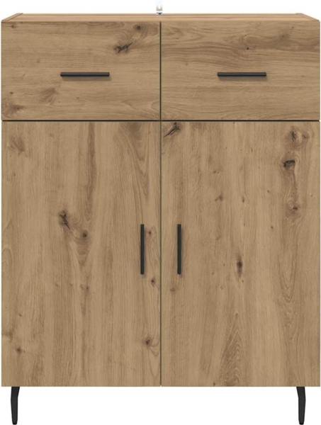 vidaXL Sideboard Artisan-Eiche 69,5 x 34 x 90 cm Holzwerkstoff 882300 Bild 5