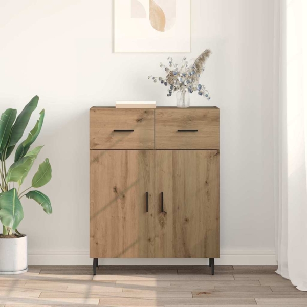 vidaXL Sideboard Artisan-Eiche 69,5 x 34 x 90 cm Holzwerkstoff 882300 Bild 3