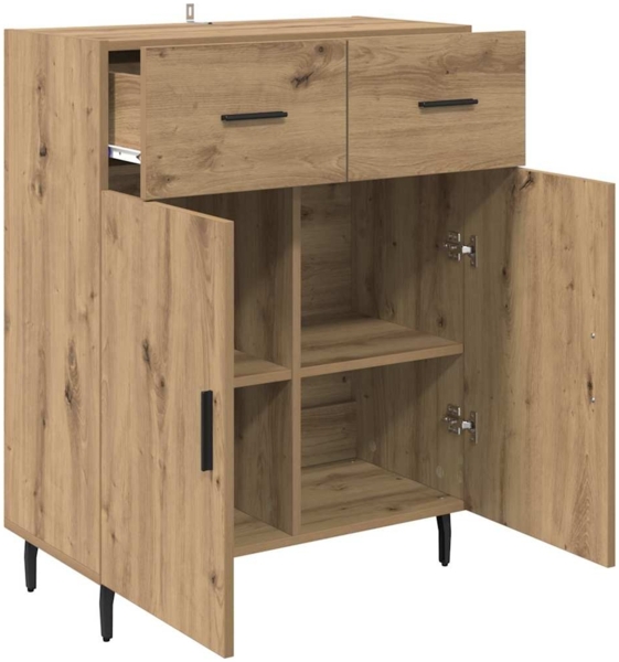 vidaXL Sideboard Artisan-Eiche 69,5 x 34 x 90 cm Holzwerkstoff 882300 Bild 4