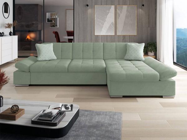 Ecksofa Malwi, Seite: Rechts, Farbe: Uttario Velvet 2954 + Uttario Velvet 2954 + Evo 29