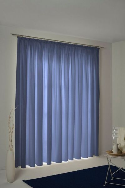 Adam Vorhang Uni Collection (1 St), Kräuselband, blickdicht, Jacquard, aus 100% Bio-Baumwolle