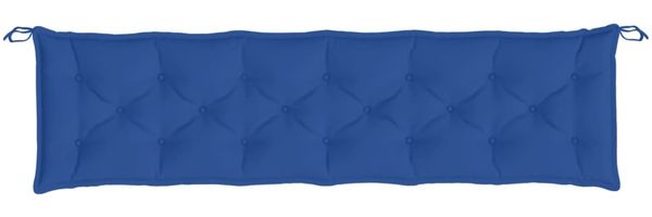 vidaXL Gartenbank-Auflagen 2 Stk. Blau 200x50x7 cm Oxford-Gewebe 361745 Bild 5