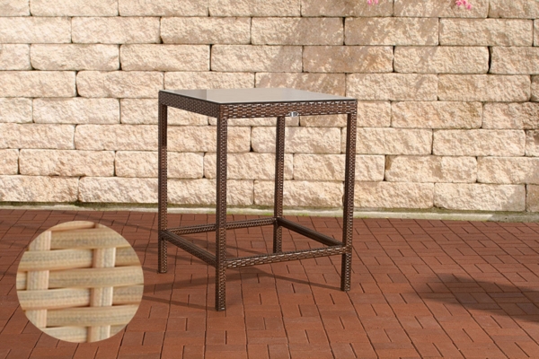 CLP Polyrattan Tisch Alia,sand