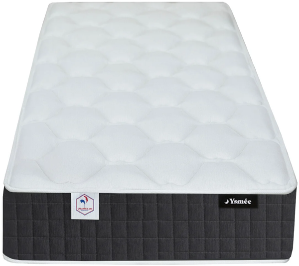 Vente-unique - Relaxbett elektrisch - Taschenfedernkernmatratzen mit Formgedächtnis - PHANES von YSMÉE - mit OKIN-Motor - Schwarz- 2 x 90 x 200 cm Bild 5