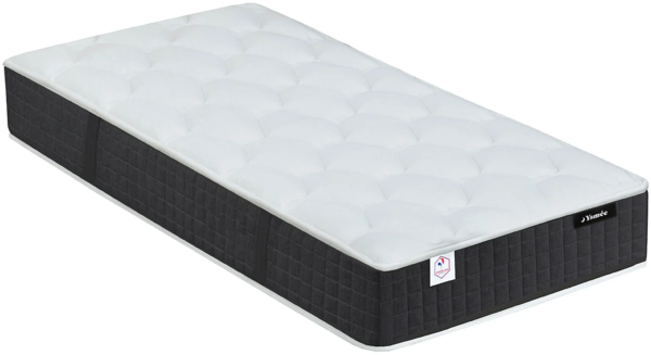 Vente-unique - Relaxbett elektrisch - Taschenfedernkernmatratzen mit Formgedächtnis - PHANES von YSMÉE - mit OKIN-Motor - Schwarz- 2 x 90 x 200 cm Bild 4