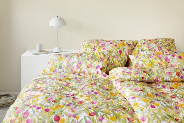 Elegante Bettwäsche Tulpe Jersey, Mako-Jersey, 2 teilig, angenehmes Hautgefühl