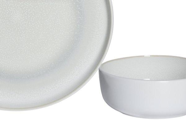 OTTO home Teller-Set modernes Geschirr-Set, Service Lykk (18-tlg), 6 Personen, Steinzeug, hohe Haltbarkeit, spülmaschinen- & mikrowellengeeignet, Reaktivglasur Bild 3