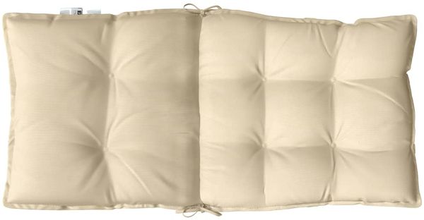 vidaXL Niedriglehner-Auflagen 4 Stk. Beige Oxford-Gewebe 377681 Bild 7