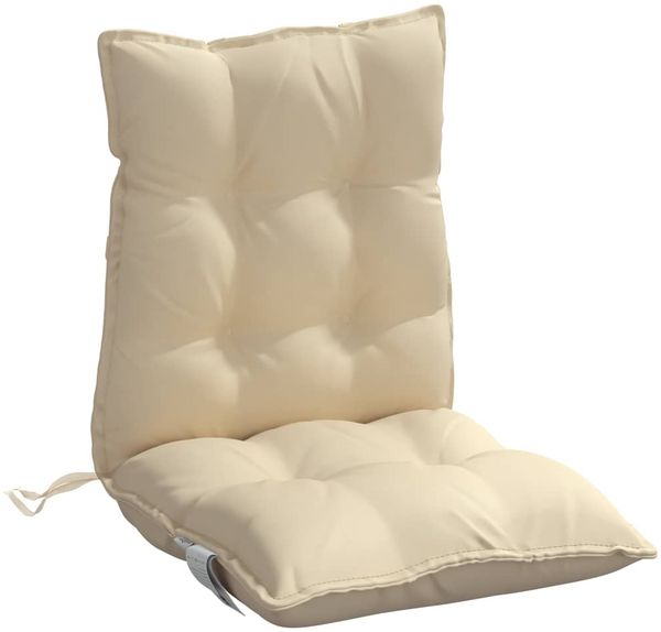 vidaXL Niedriglehner-Auflagen 4 Stk. Beige Oxford-Gewebe 377681 Bild 5