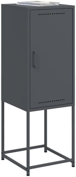 vidaXL Highboard Anthrazit 36x39x107 cm Stahl 846532 Bild 4