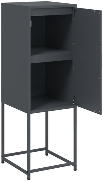 vidaXL Highboard Anthrazit 36x39x107 cm Stahl 846532 Bild 9