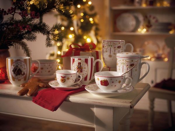 Hutschenreuther Tasse Christmas Love Jumbotasse 2tlg, Porzellan