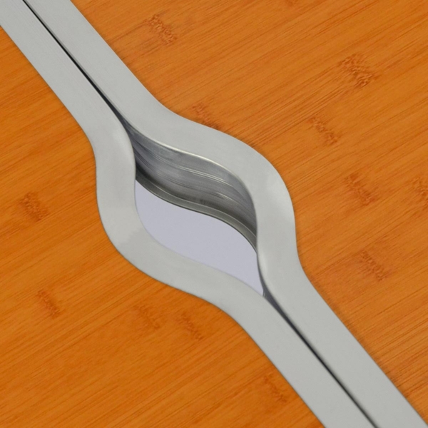 Klappbarer Campingtisch 120x60x70cm mit 4 Falthocker praktisches Kofferformat Bambus Optik Bild 9