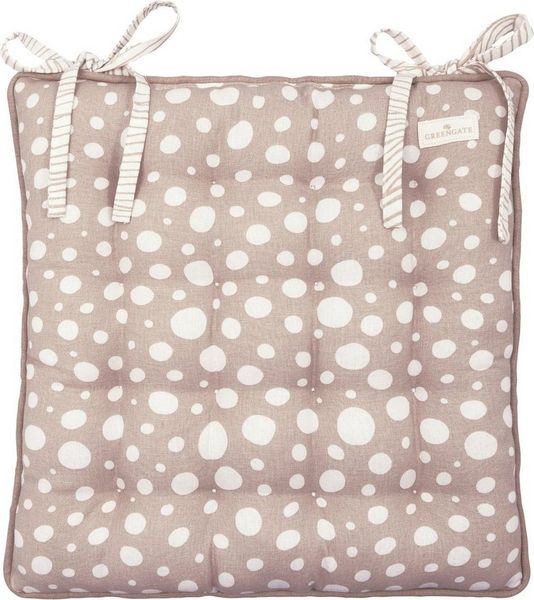 Greengate Sitzkissen Stuhlauflage Neva Beige (40x40 cm) COTSEALNEV5804