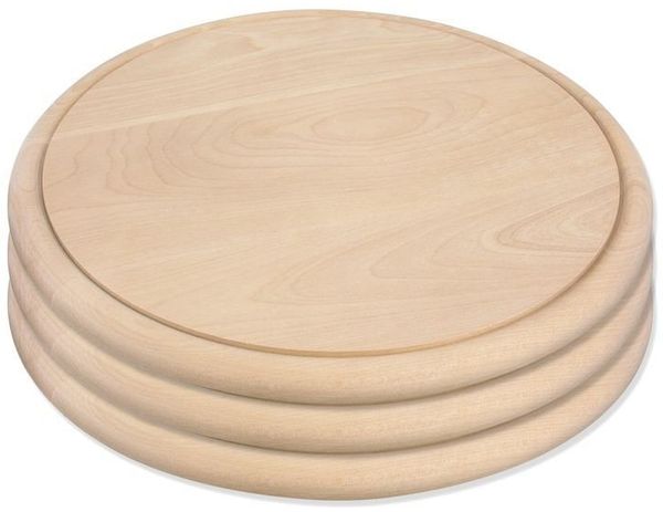 Gravidus Schneidebrett Schinkenbrett Schneidebrett Fleischteller Holzteller Brotzeitbrett, (3-St)