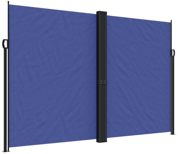 vidaXL Seitenmarkise Ausziehbar Blau 220x1200 cm 4004866