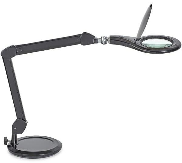 Maul LED-Lupenleuchte Maulmakro Standfuß schwarz