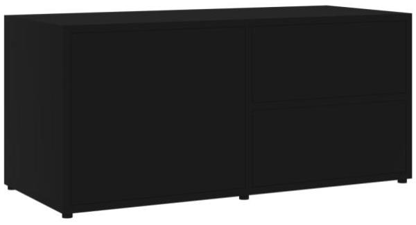 vidaXL TV-Schrank Schwarz 80x34x36 cm Holzwerkstoff 801851
