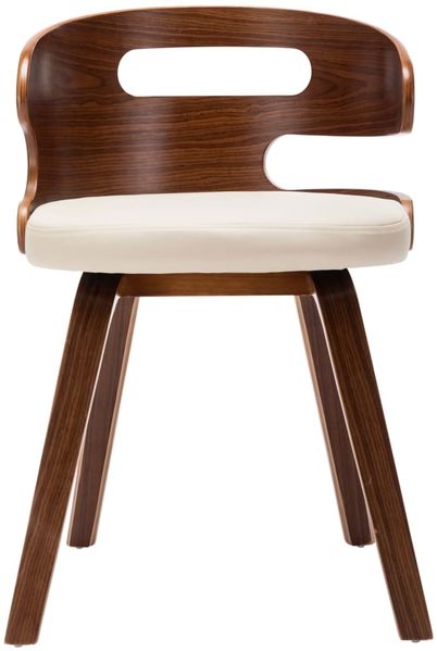 vidaXL Esszimmerstühle 6 Stk. Creme Bugholz und Kunstleder 278849 Bild 3