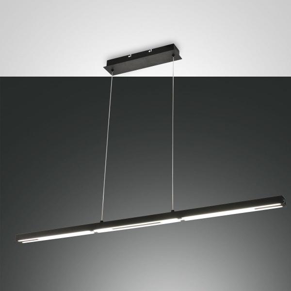 Fabas Luce 3712-45-101 LED Pendelleuchte Ling schwarz 3000K dimmbar