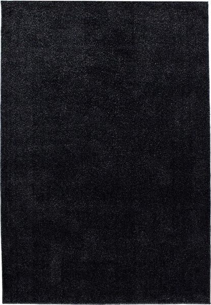 Kurzflor Teppich Alberto rechteckig - 160x230 cm - Anthrazit