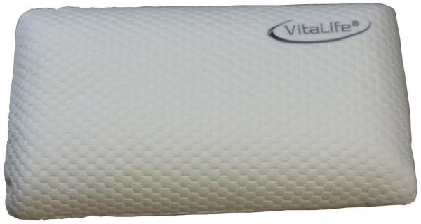 Vital Life Orthopädisches Viscoschaum Nackenkissen Reisekissen für unterwegs