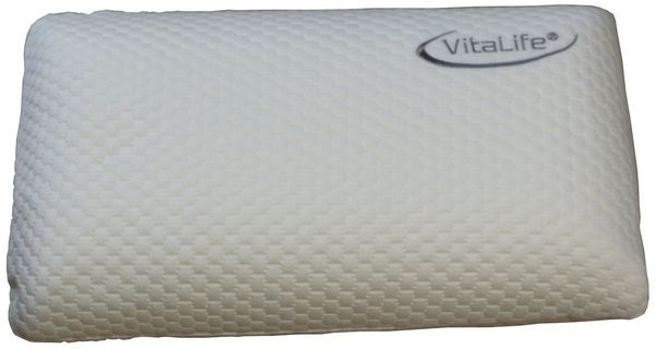 Vital Life Orthopädisches Viscoschaum Nackenkissen Reisekissen für unterwegs