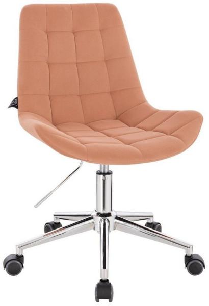 SVITA Schreibtischstuhl MICKY, schalenformige Sitzfläche, mit Steppnähten, Orange