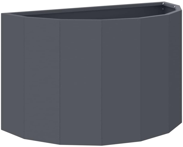 vidaXL Pflanzkübel Anthrazit 60 x 30 x 35 cm Stahl 883698
