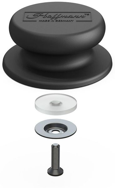 Hoffmann Germany Deckelgriff Ersatz Deckelknauf universal backofenfest, inkl. Schraube (1-St), Universal, Unterlegscheibe & Schraube inklusive, 240°C