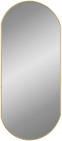 vidaXL Wandspiegel Golden 90x40 cm Oval 348200