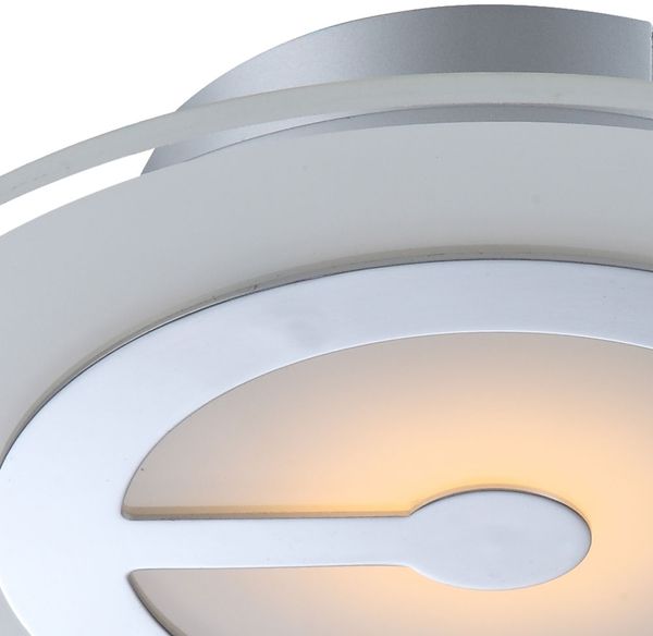 LED Deckenleuchte, Chrom, Glas, D 23 cm Bild 6