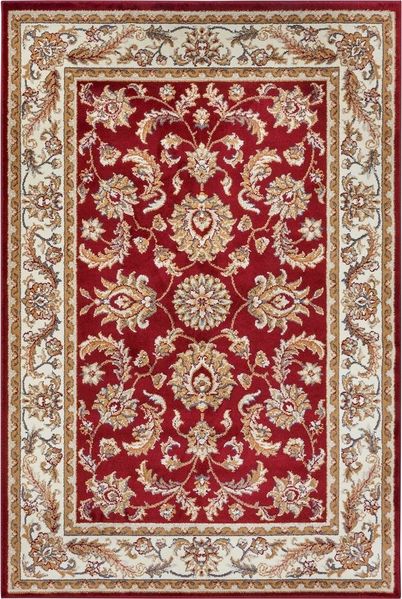 HANSE Home 'Reni' Teppich, rechteckig, Höhe: 8 mm, Orientalisch, Kurzflor, Rot Creme, 120 x 170 cm (Rechteckig)