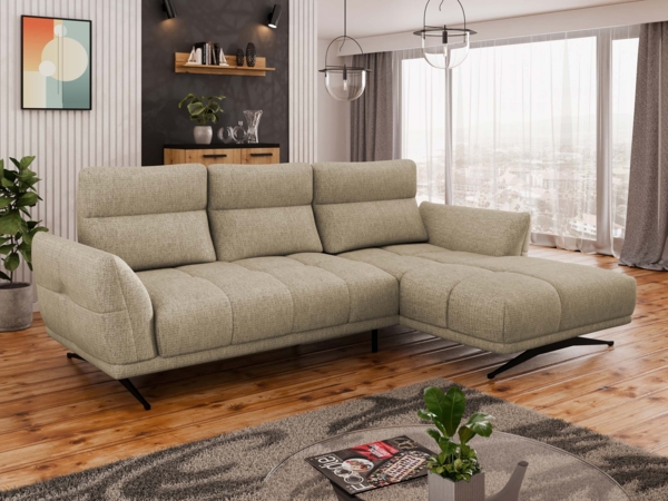 Ecksofa Govello (Farbe: Sorella 13, Seite: Rechts 2R-LC)