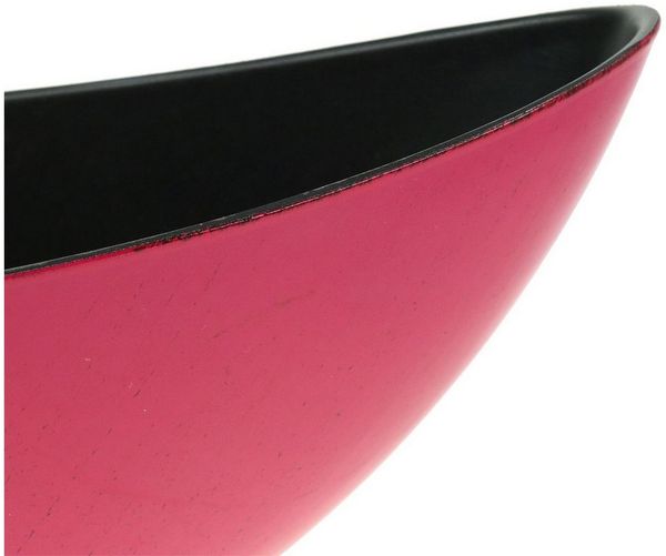 Viana Blumentopf Dekoschale Pflanzgefäß Kunststoff Used-Look florale