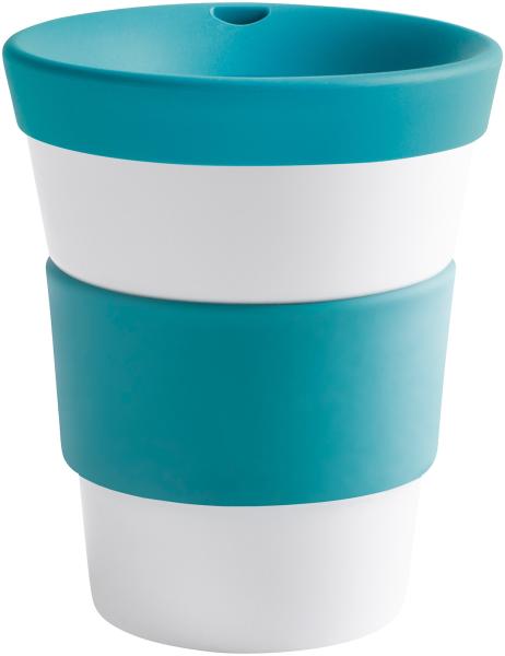 KAHLA cupit To Go Becher 0,35 l Banderole ocean green